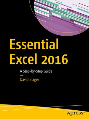 cover image of Essential Excel 2016